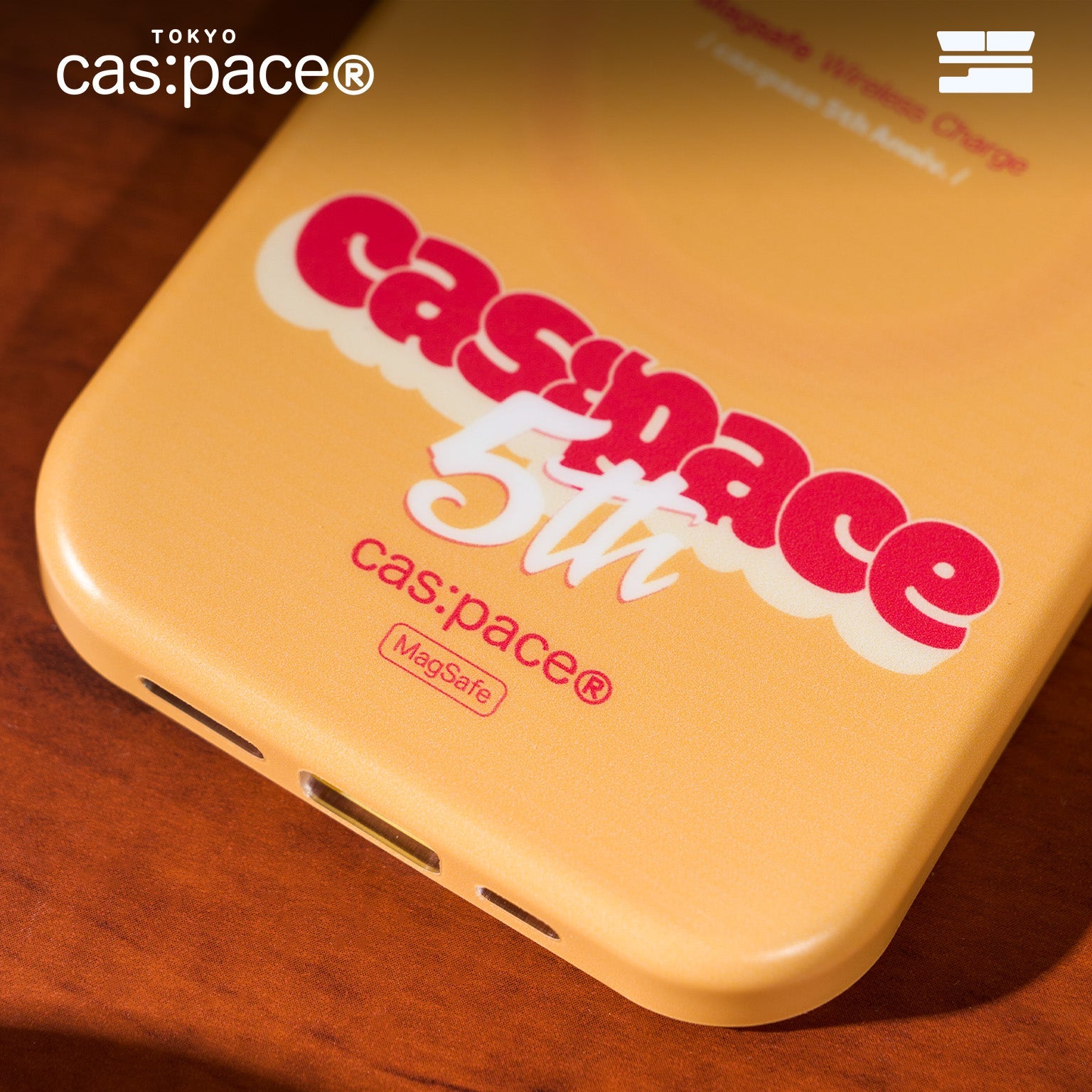 cas:pace 23A/W「cas:pace 5th」携帯ケース - yellow - cas:pace 殼空間