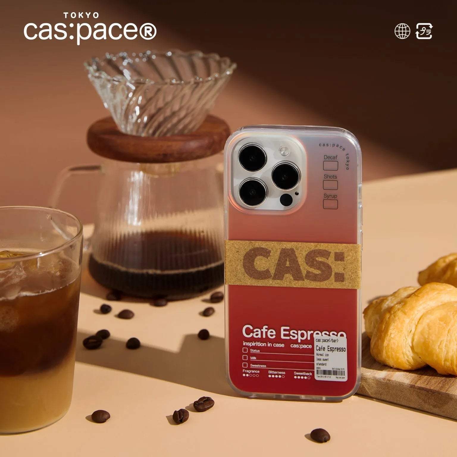 cas:pace 23A/W「espresso」携帯ケース - cas:pace 殼空間