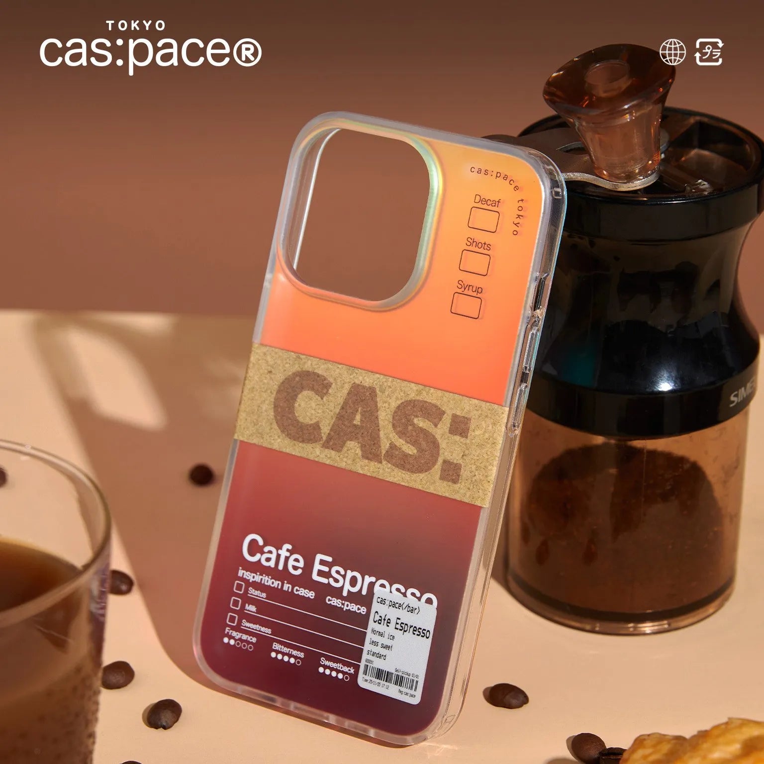 cas:pace 23A/W「espresso」携帯ケース - cas:pace 殼空間