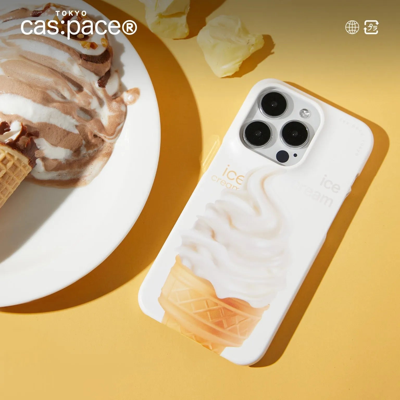 cas:pace 23A/W「icecream」フィルム携帯ケース - cas:pace 殼空間