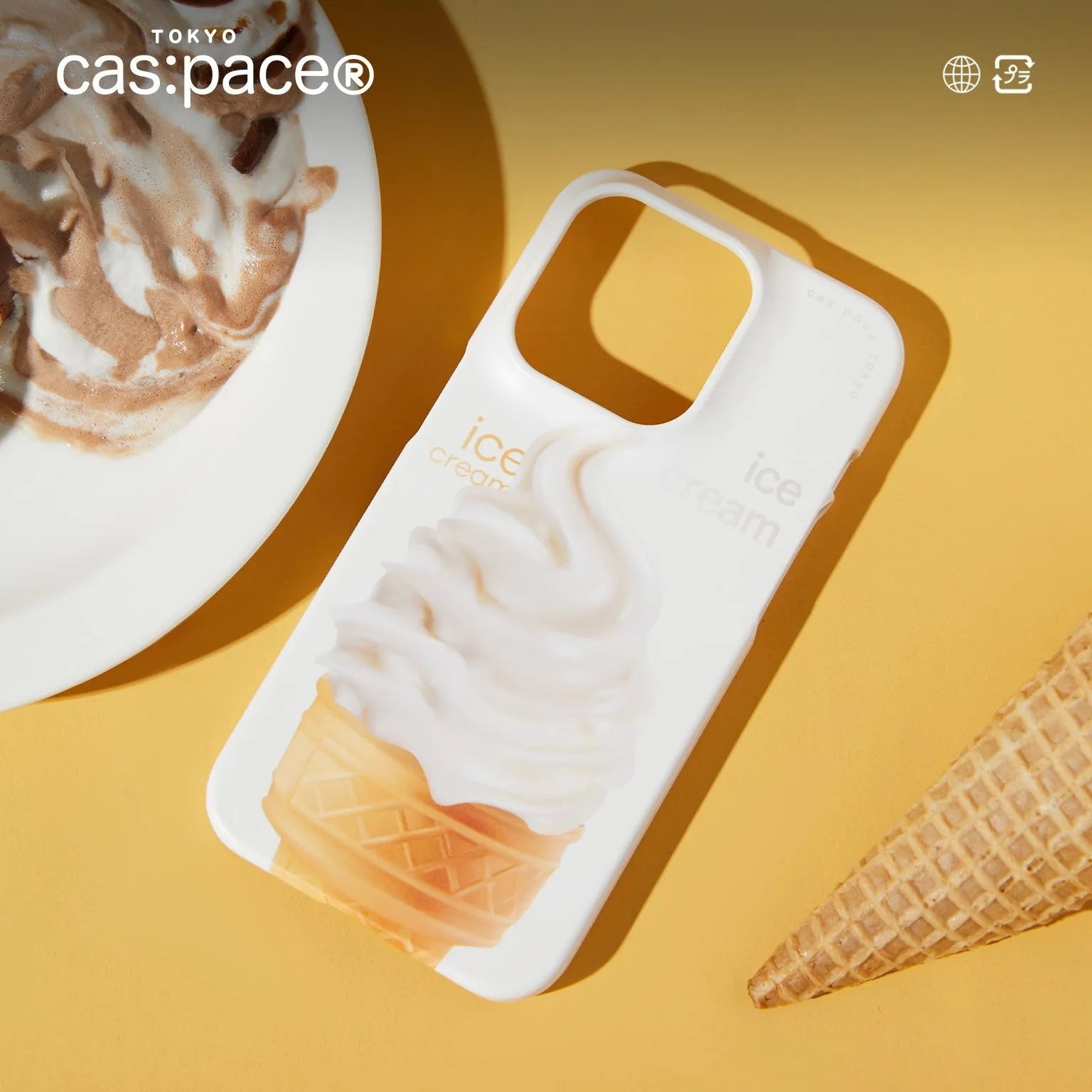cas:pace 23A/W「icecream」フィルム携帯ケース - cas:pace 殼空間