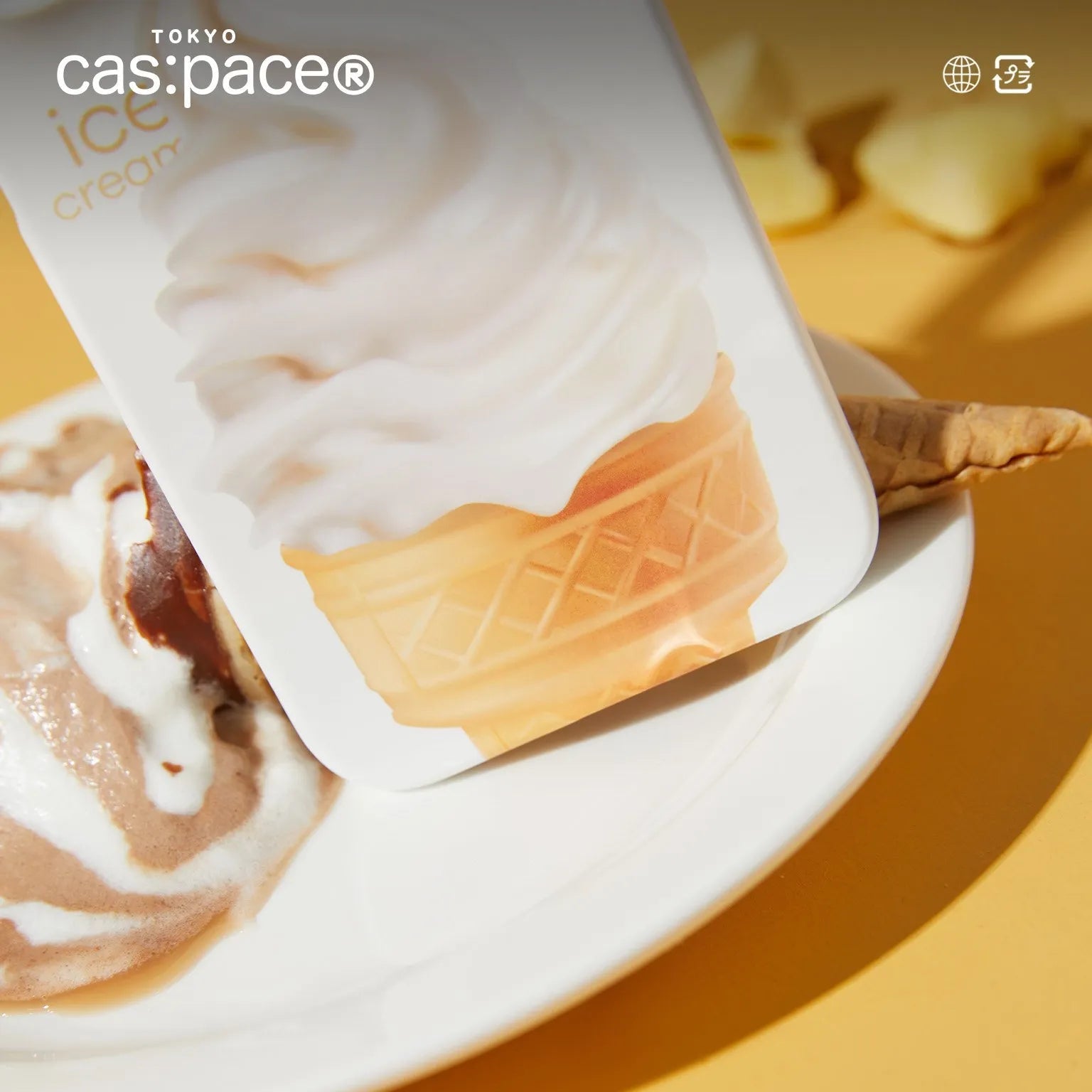 cas:pace 23A/W「icecream」フィルム携帯ケース - cas:pace 殼空間
