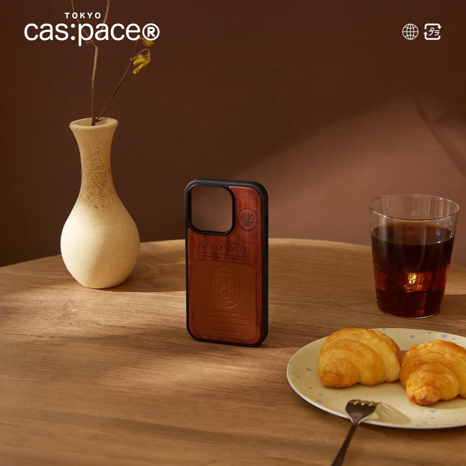 cas:pace 23A/W「marron」携帯ケース - cas:pace 殼空間