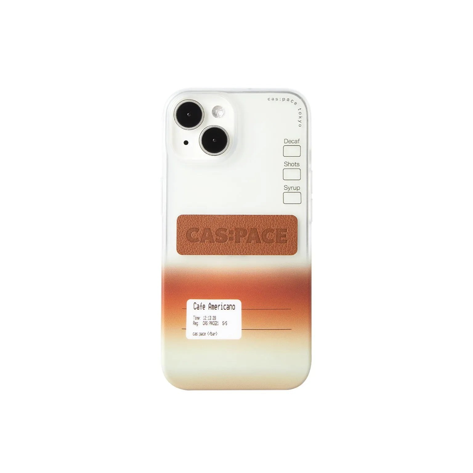 cas:pace 23S/S「americano」レザーインレイ携帯ケース - cas:pace 殼空間