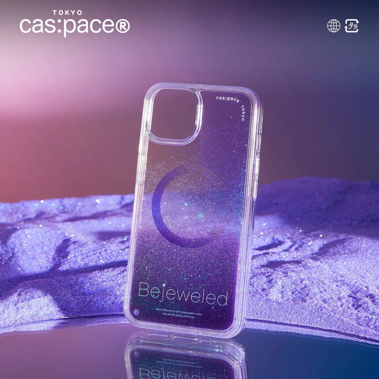 cas:pace 23S/S「bejeweled」流砂携帯ケース - cas:pace 殼空間