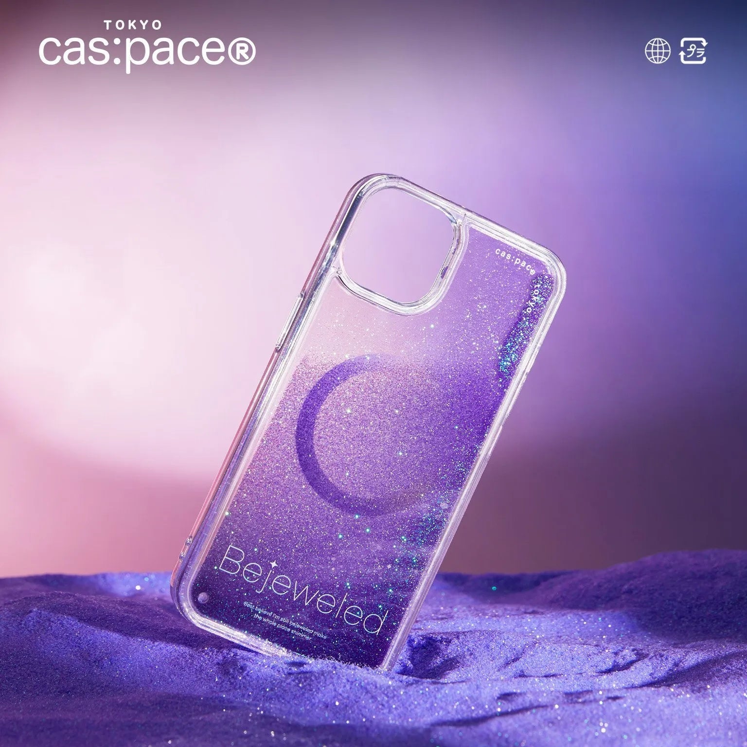 cas:pace 23S/S「bejeweled」流砂携帯ケース - cas:pace 殼空間