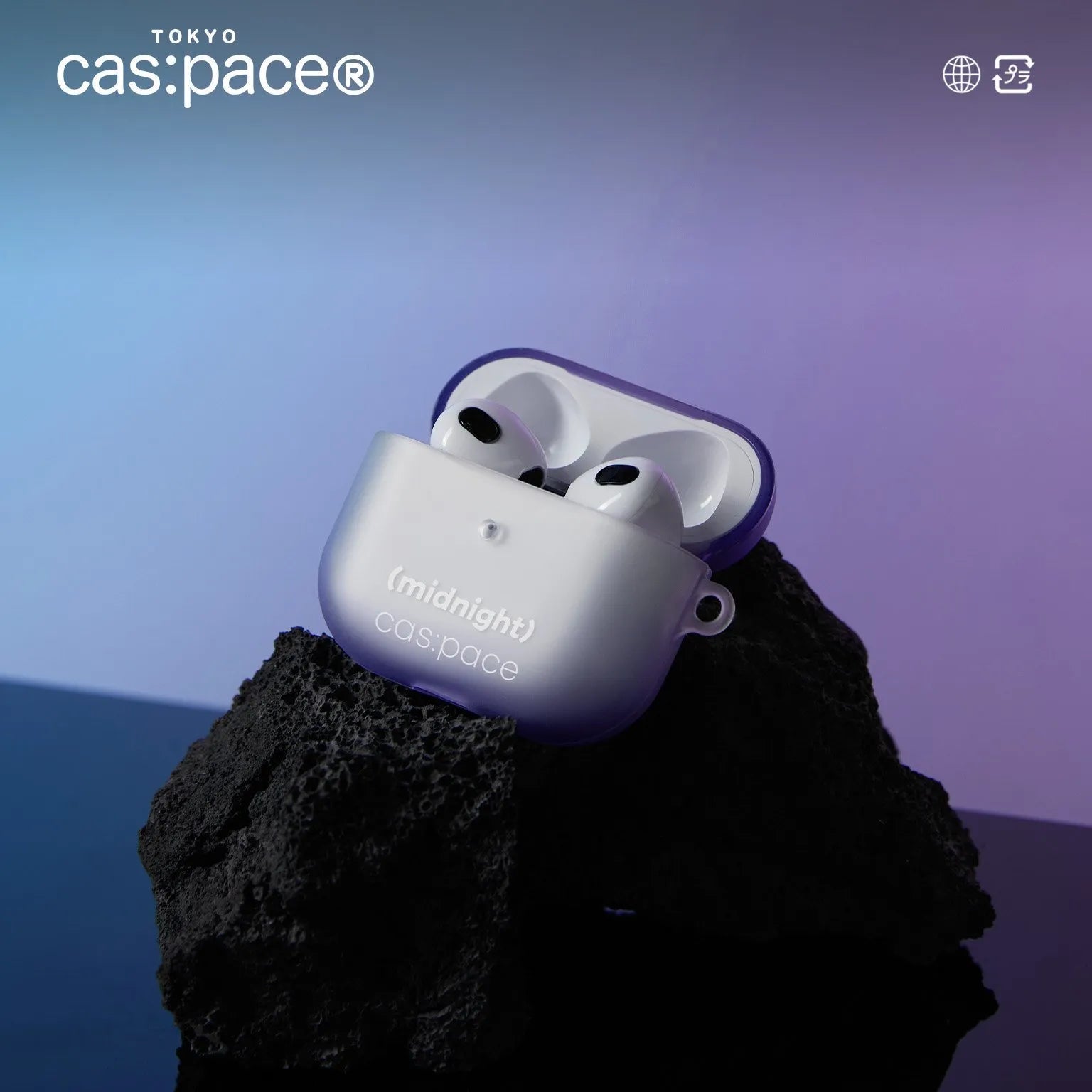 cas:pace 23S/S「midnight」AirPods保護ケース - cas:pace 殼空間