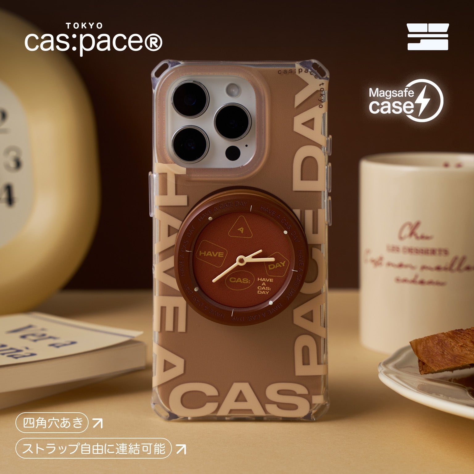 cas:pace 24A/W MagSafe対応「have a cas:day」携帯ケース - cas:pace 殼空間