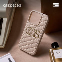 cas:pace 24A/W「cas:」レザー生地携帯ケース - White - cas:pace 殼空間