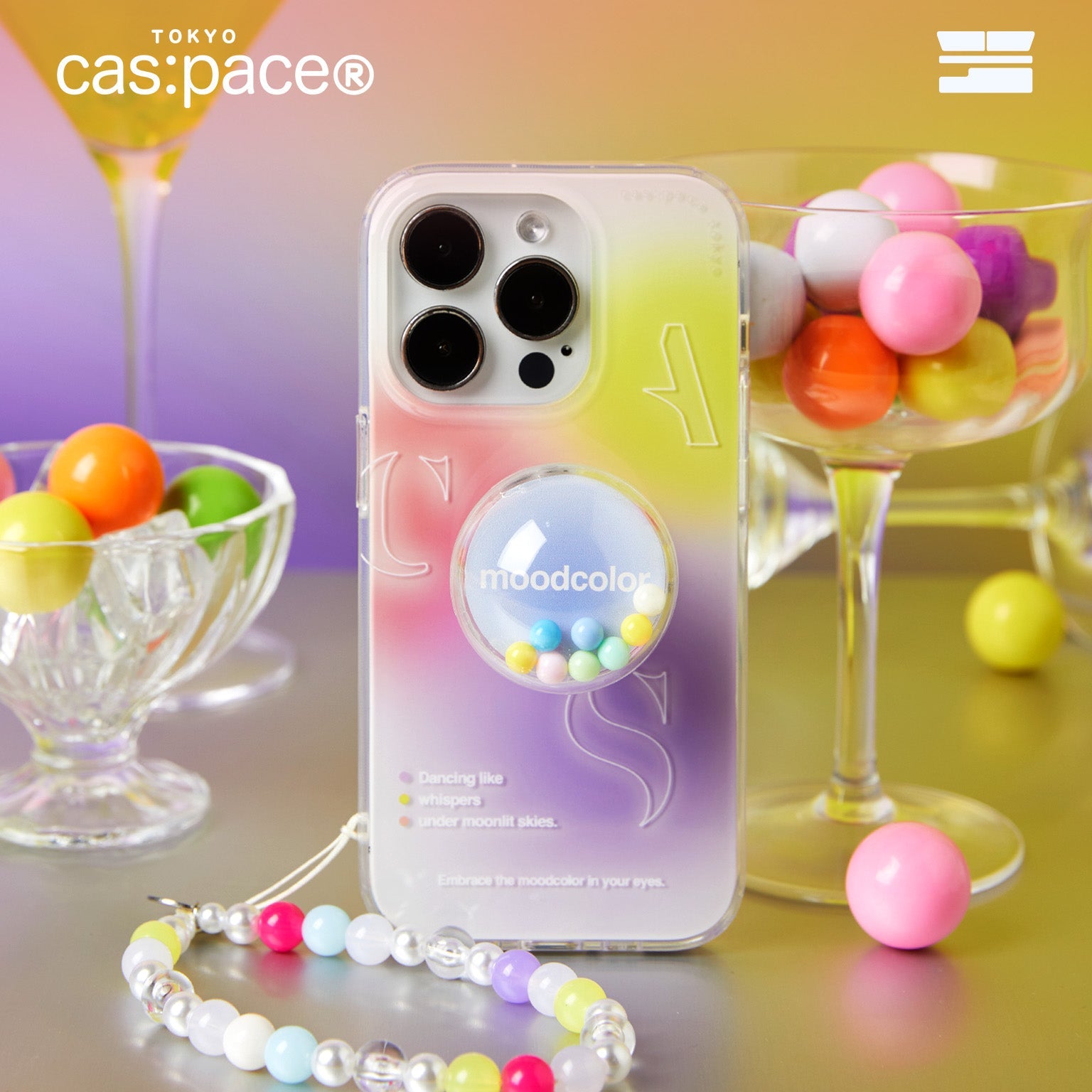 cas:pace 24A/W「moodcolor」携帯ストラップ - cas:pace 殼空間