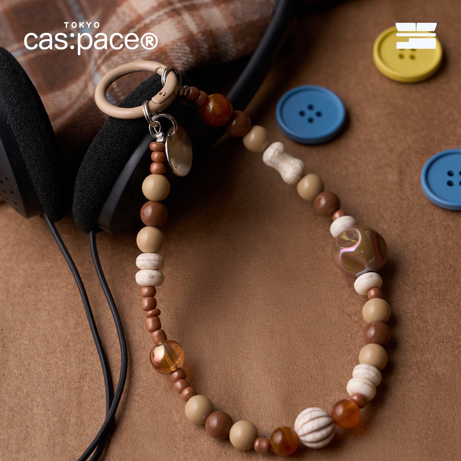 cas:pace 24A/W「ootd with cas:pace」携帯ストラップ - cas:pace 殼空間