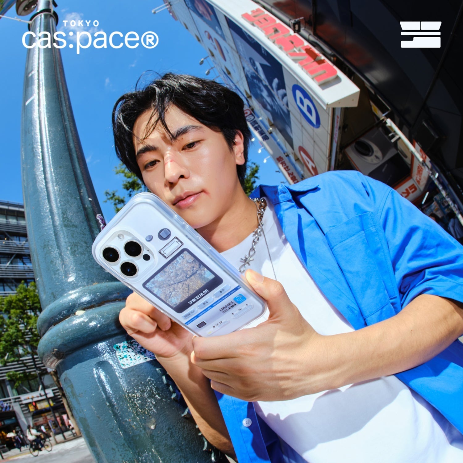 cas:pace 24A/W「Party in Tokyo透明レコード」携帯ケース - cas:pace 殼空間