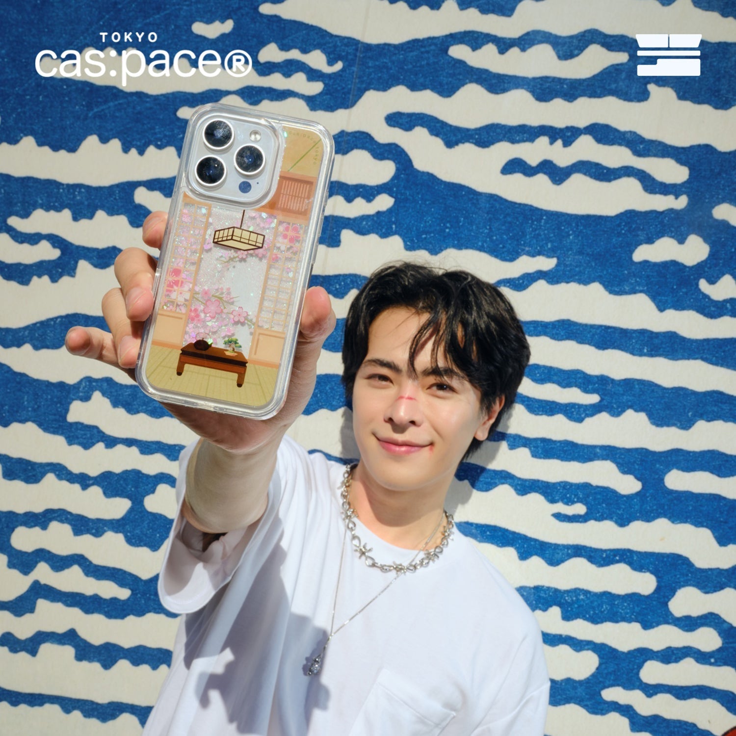 cas:pace 24S/S「桜吹雪」流砂携帯ケース - cas:pace 殼空間