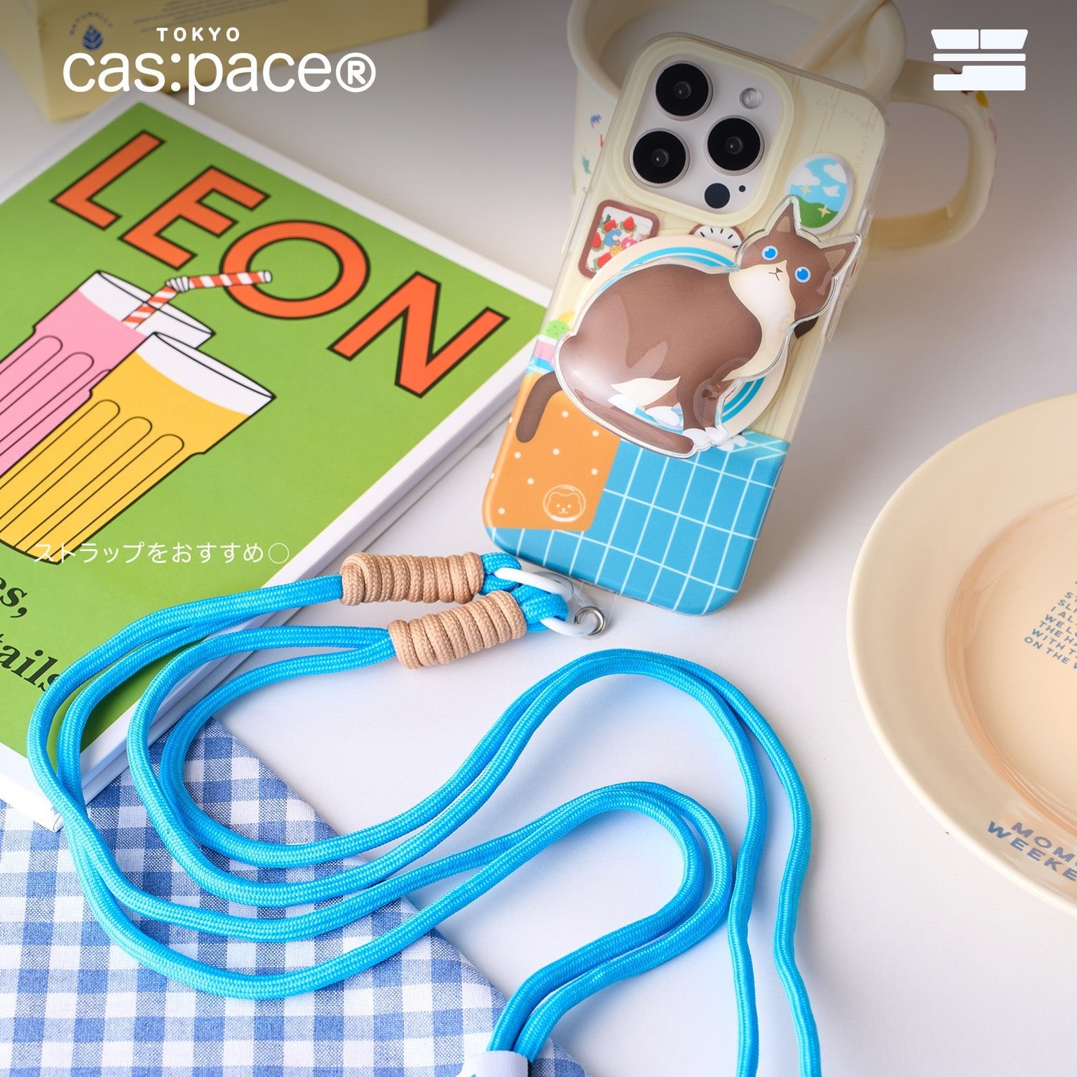 cas:pace 24S/S「ラグドール猫」携帯ケース - cas:pace 殼空間