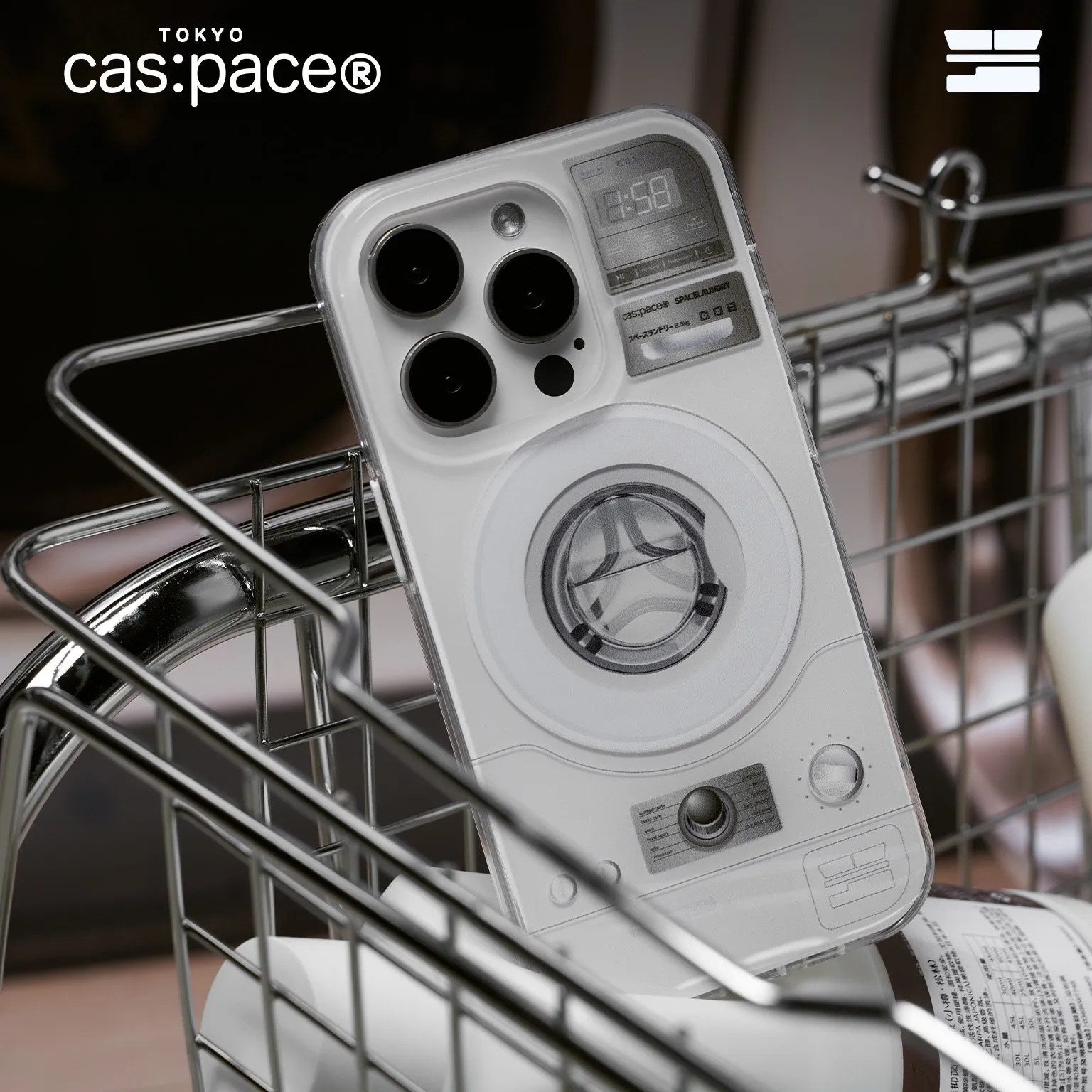 cas:pace 24S/S「洗濯機」携帯ケース - cas:pace 殼空間