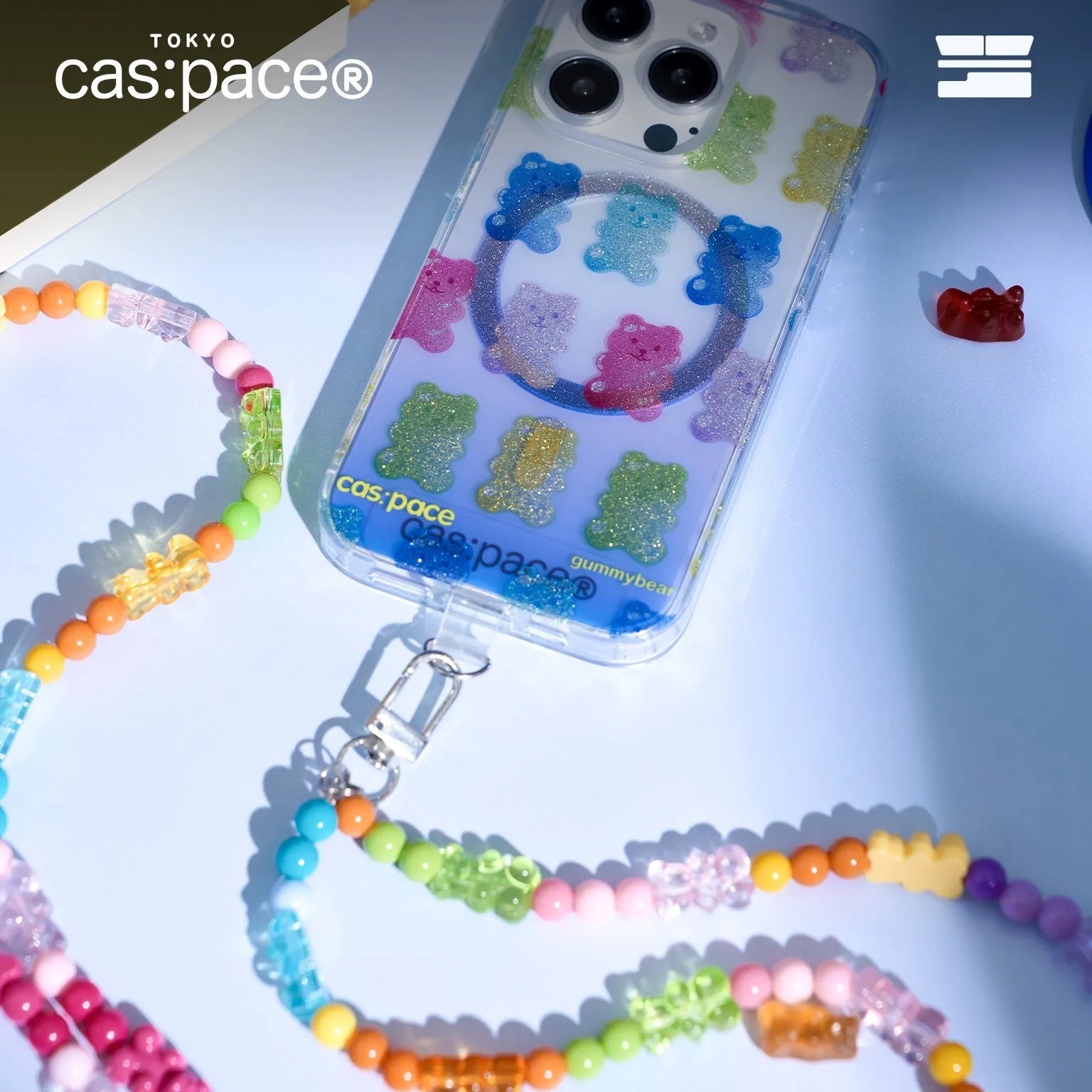 cas:pace 24S/S「グミベア」携帯ストラップ - cas:pace 殼空間