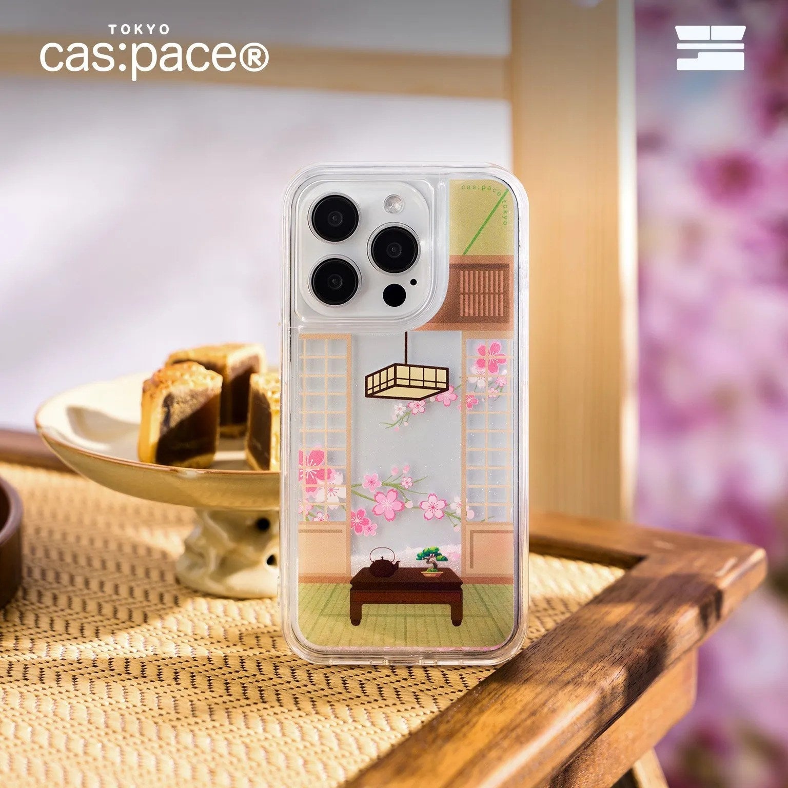 cas:pace 24S/S「桜吹雪」流砂携帯ケース - cas:pace 殼空間