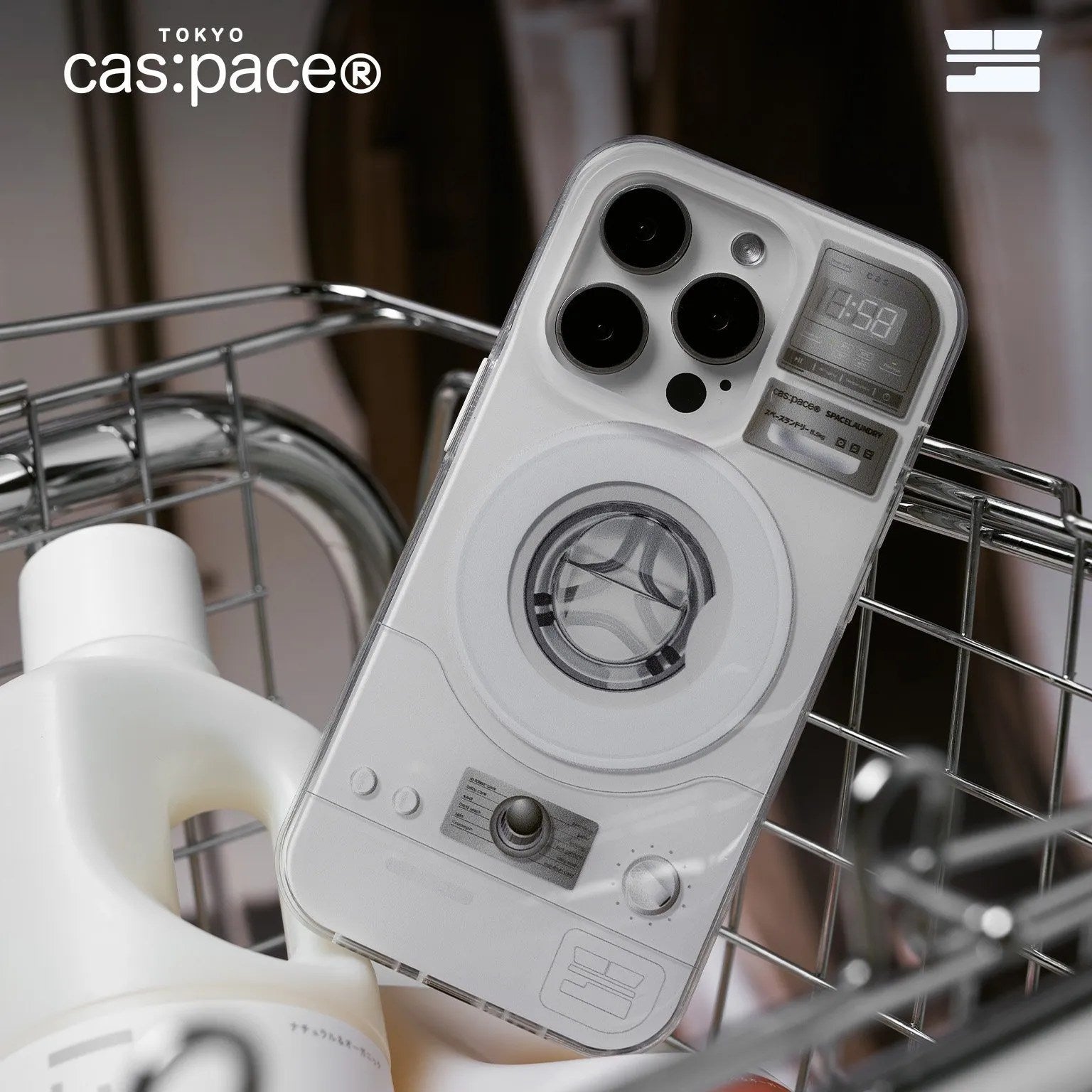 cas:pace 24S/S「洗濯機」携帯ケース - cas:pace 殼空間