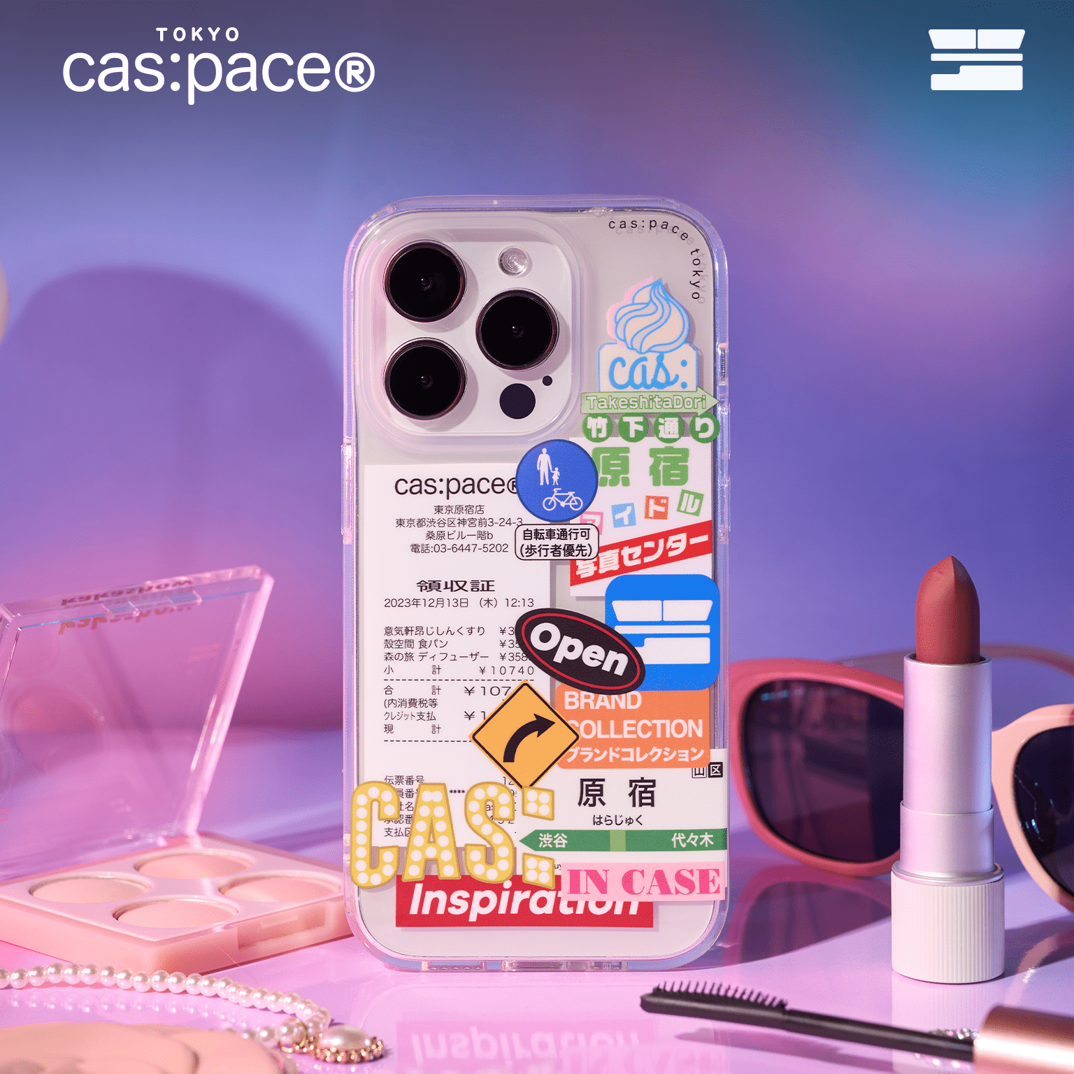 cas:pace 24S/S「原宿コラージュ」携帯ケース - cas:pace 殼空間