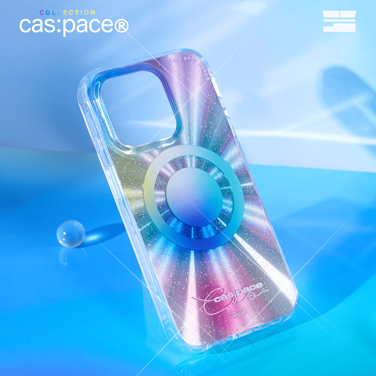 cas:pace 24S/S collection「オーロラダイヤモンド」携帯ケース - cas:pace 殼空間