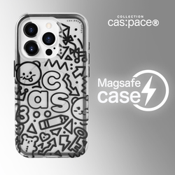 cas:pace 24S/S collection「黒白のグラフィティ」携帯ケース - cas:pace 殼空間
