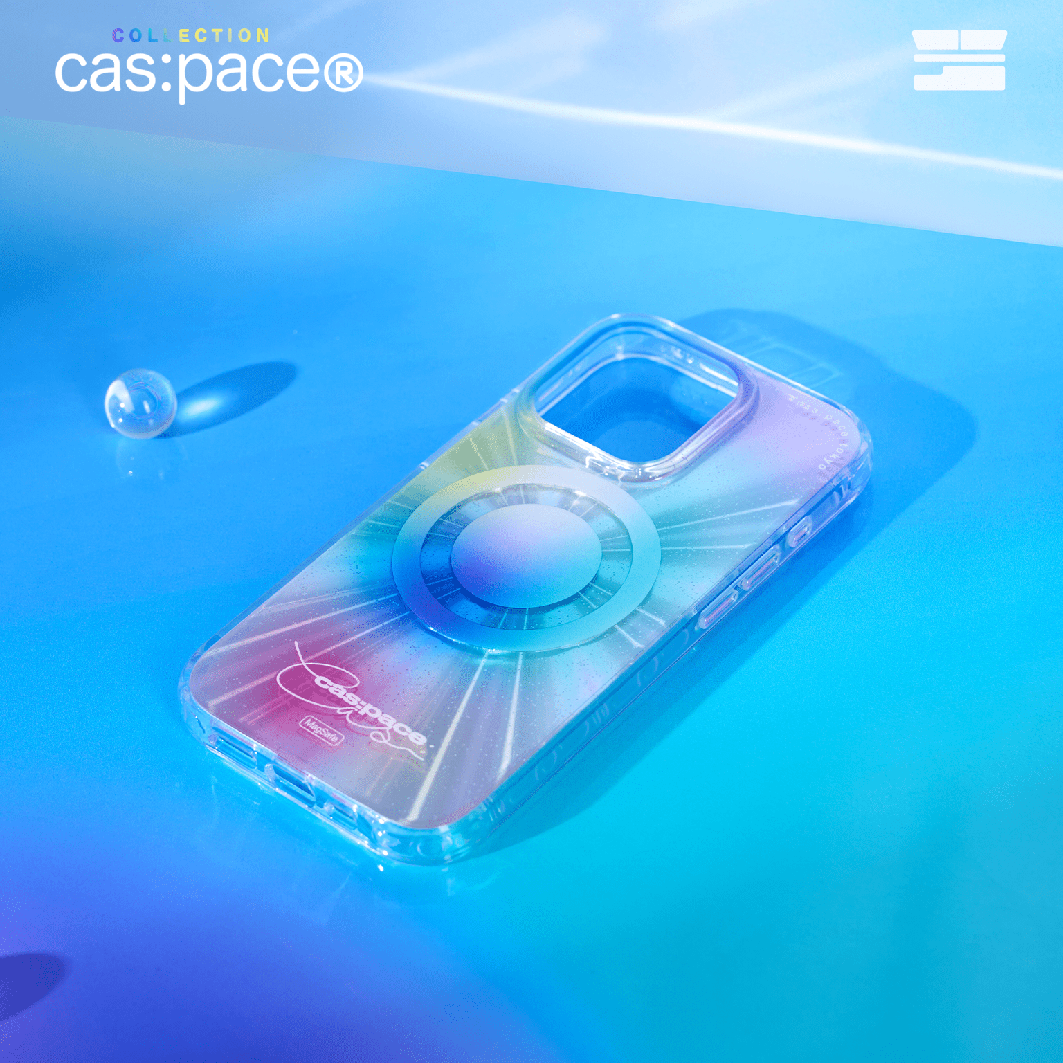 cas:pace 24S/S collection「オーロラダイヤモンド」携帯ケース - cas:pace 殼空間