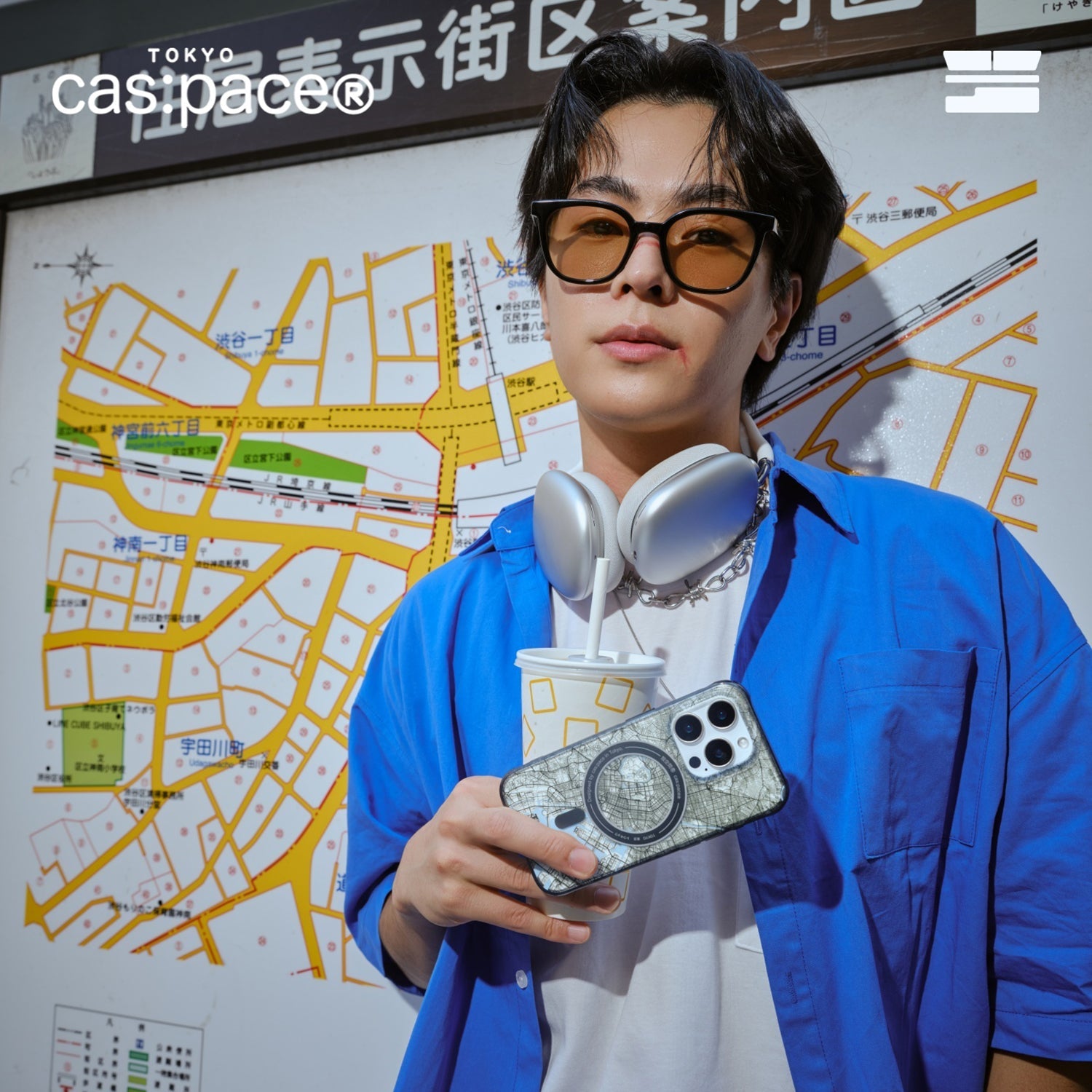 cas:pace 24S/S MagSafe対応「東京地図」携帯ケース - cas:pace 殼空間