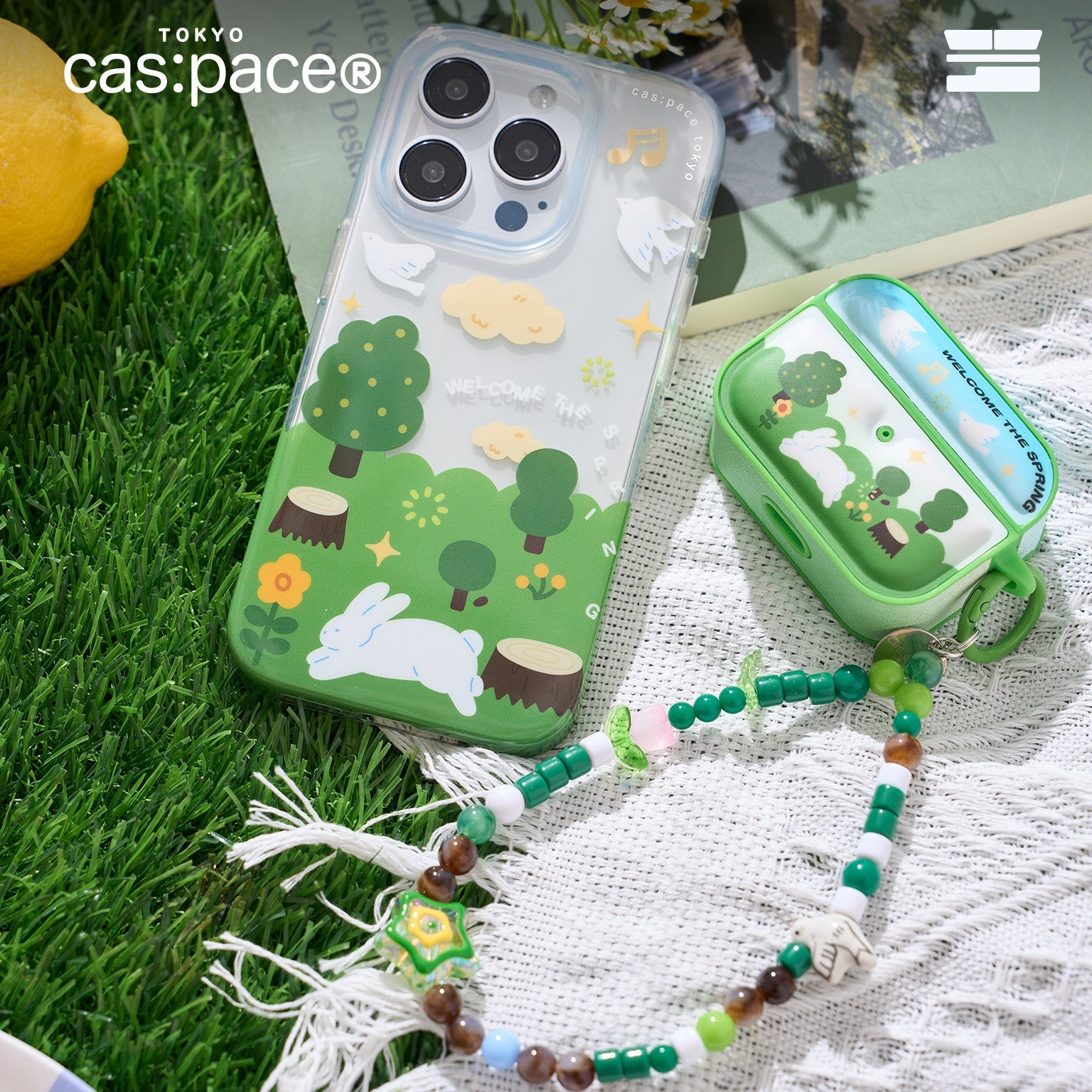 cas:pace 24S/S 「spring outing」AirPodsケース - cas:pace 殼空間