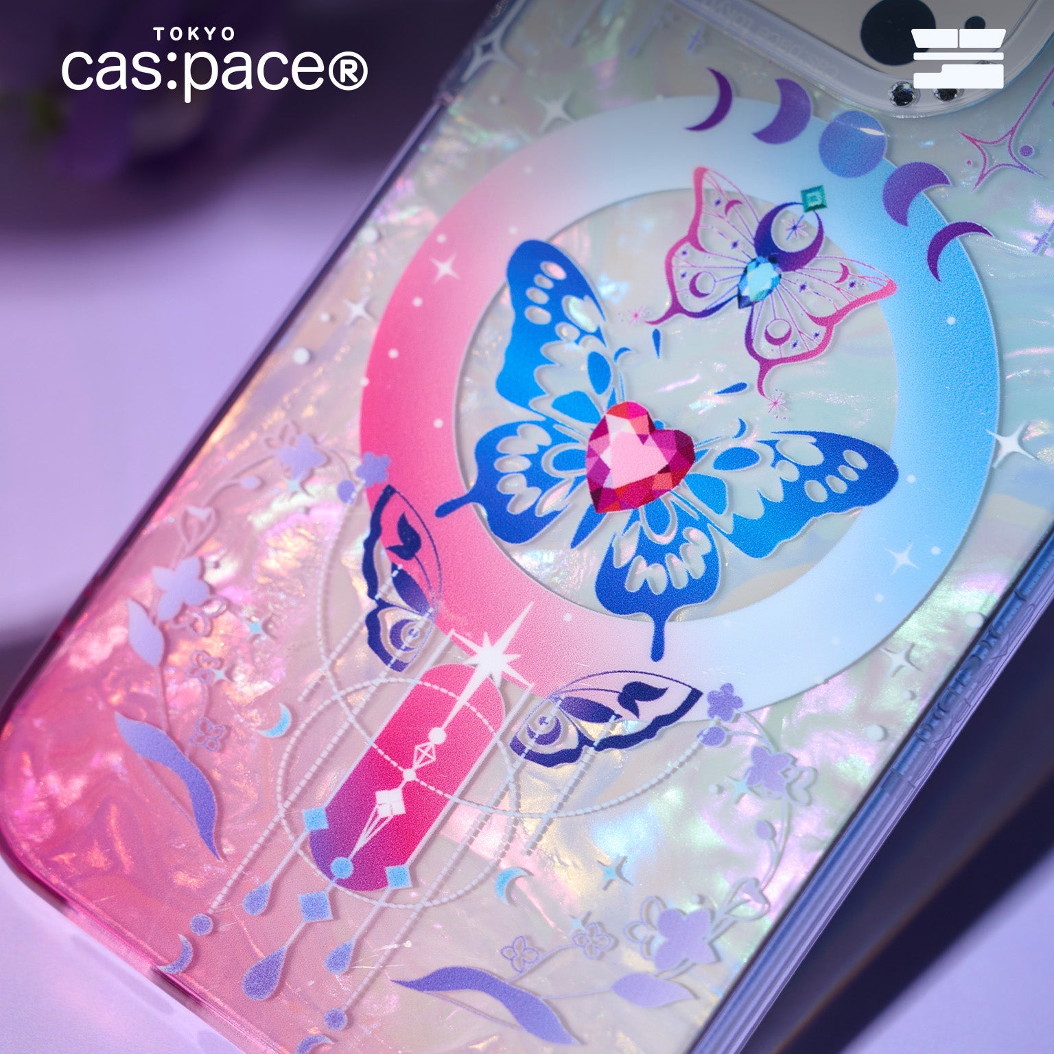 cas:pace 24S/S「butterfly」携帯ケース - cas:pace 殼空間