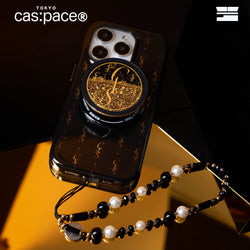 cas:pace 24S/S「cas:ブラックゴールド」携帯ストラップ - cas:pace 殼空間