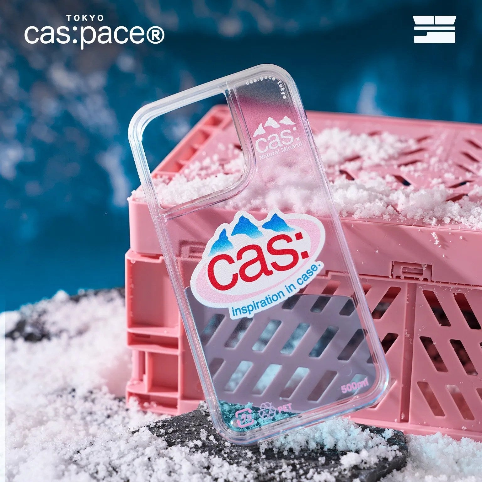 cas:pace 24S/S「cas:天然水」流砂携帯ケース - cas:pace 殼空間