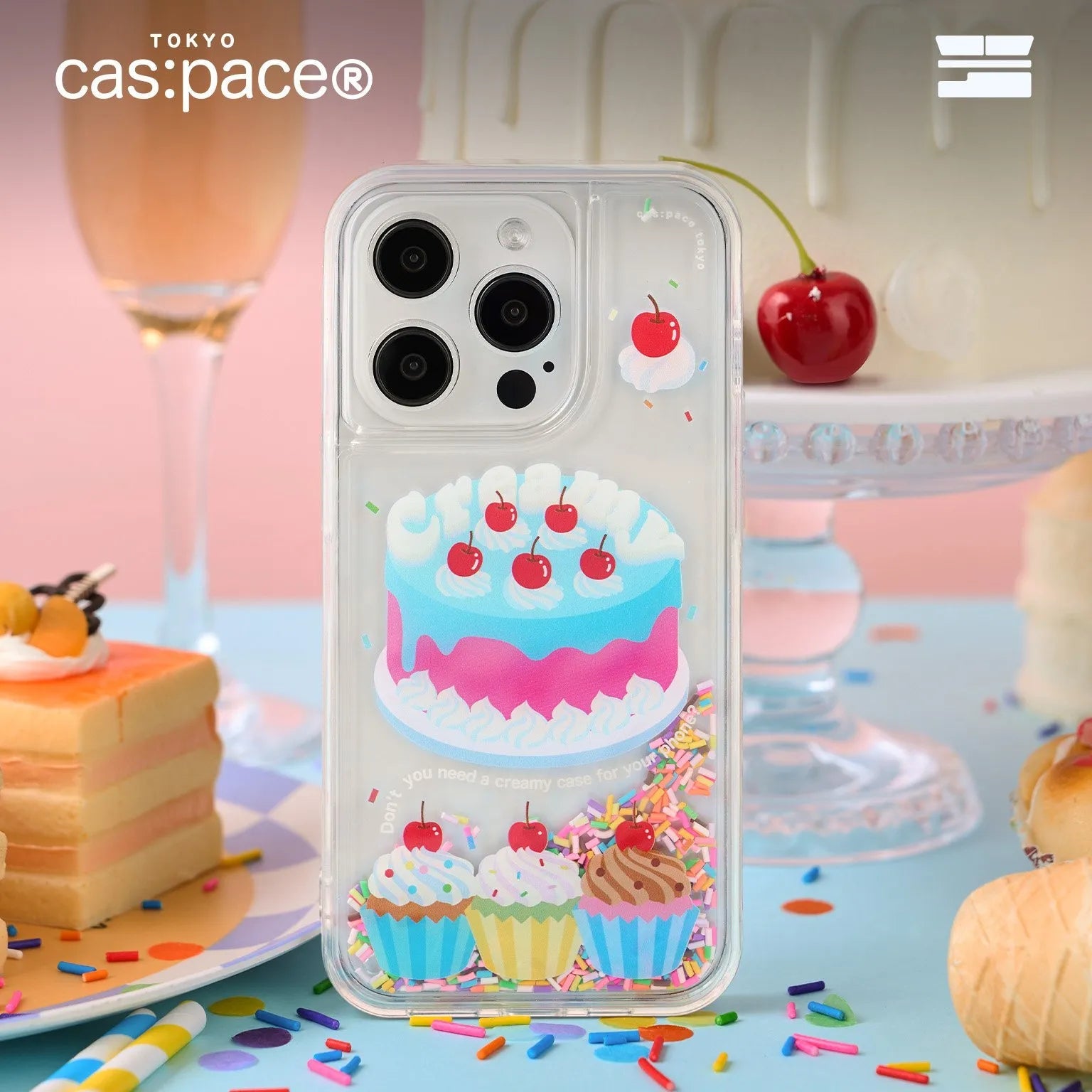 cas:pace 24S/S「creamy cake」流砂携帯ケース - cas:pace 殼空間