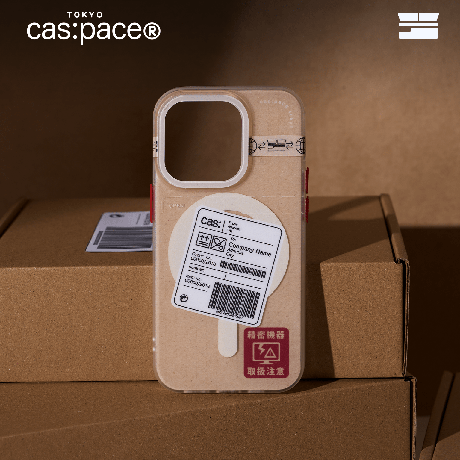 cas:pace 24S/S「Label」携帯ケース - cas:pace 殼空間