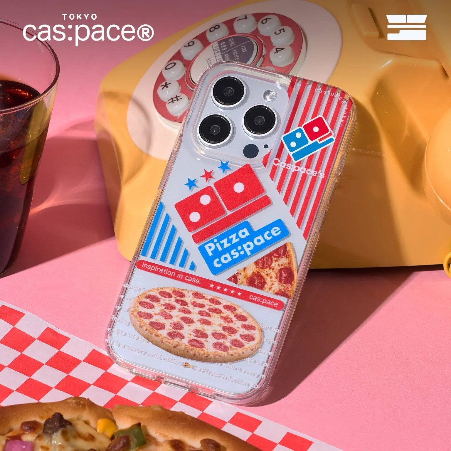 cas:pace 24S/S「pizza」携帯ケース - cas:pace 殼空間