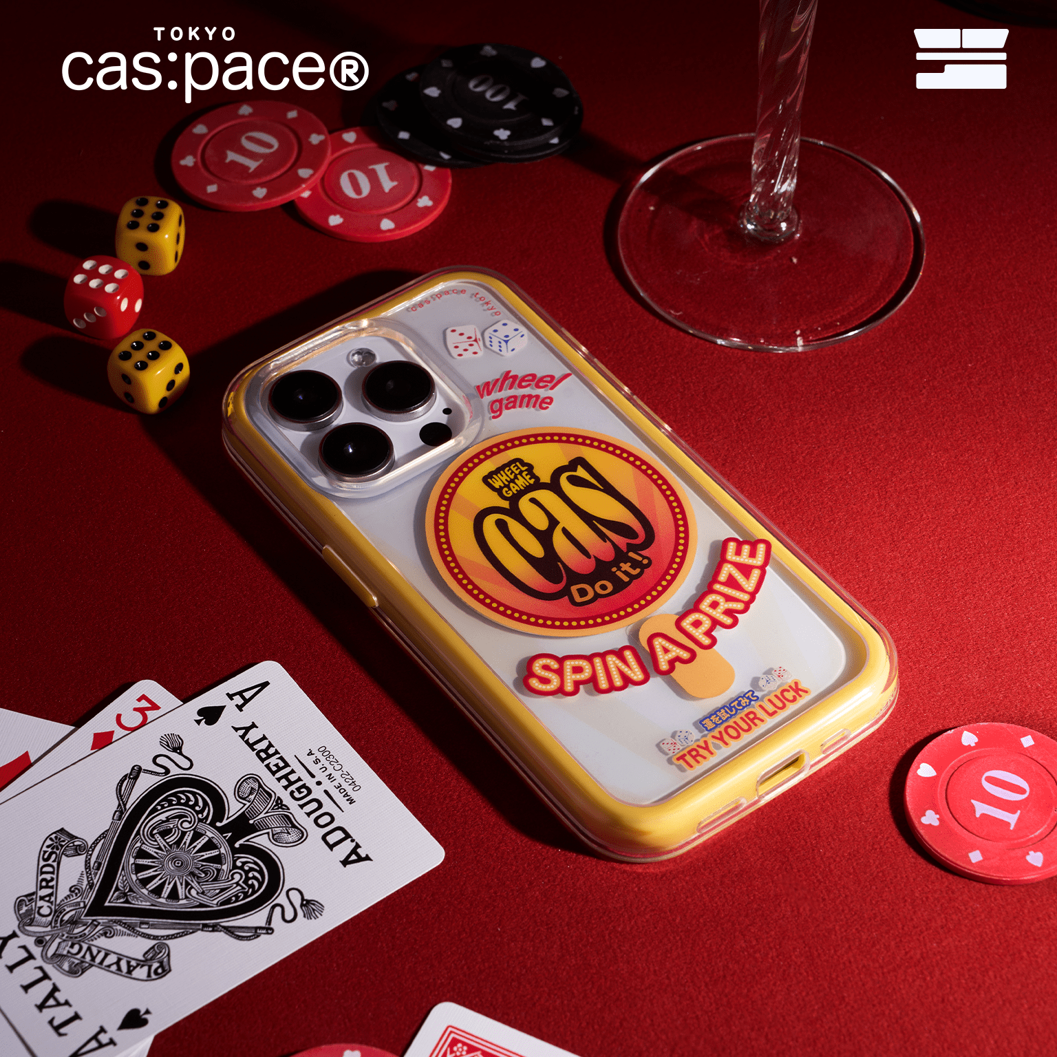 cas:pace 24S/S「spin a prize」携帯ケース - cas:pace 殼空間