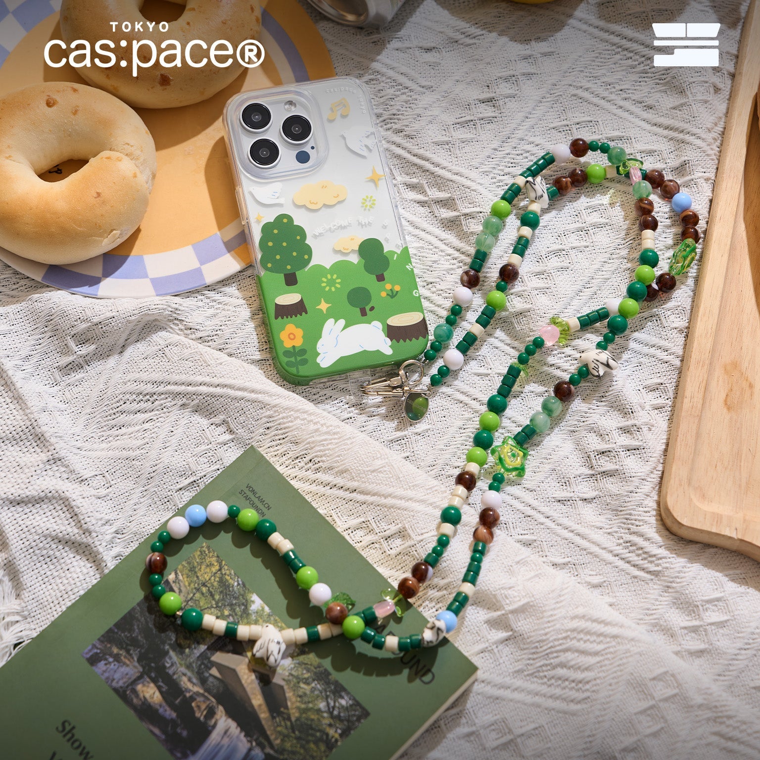 cas:pace 24S/S「spring outing」携帯ストラップ - cas:pace 殼空間