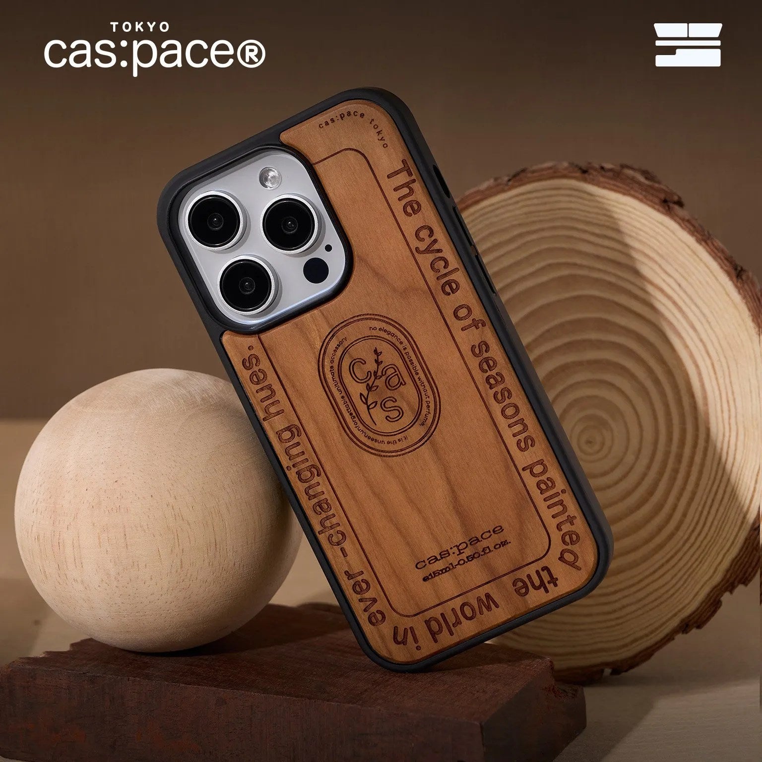 cas:pace 24S/S「woody fragrance」携帯ケース - cas:pace 殼空間