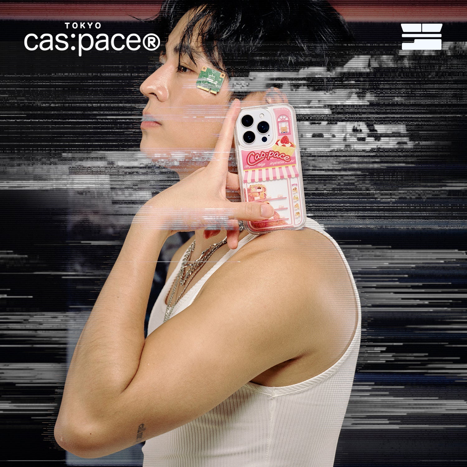 cas:pace 25A/W「クレープ」流砂携帯ケース - cas:pace 殼空間
