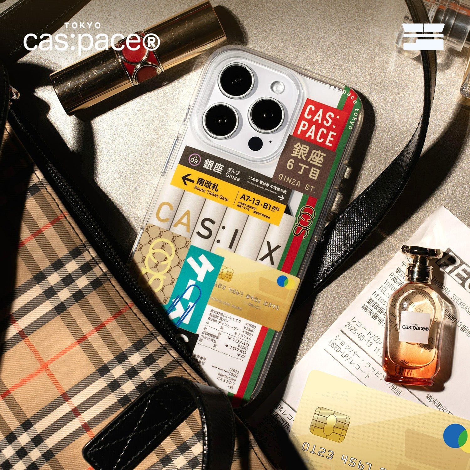 cas:pace 25A/W 「銀座」携帯ケース - cas:pace 殼空間