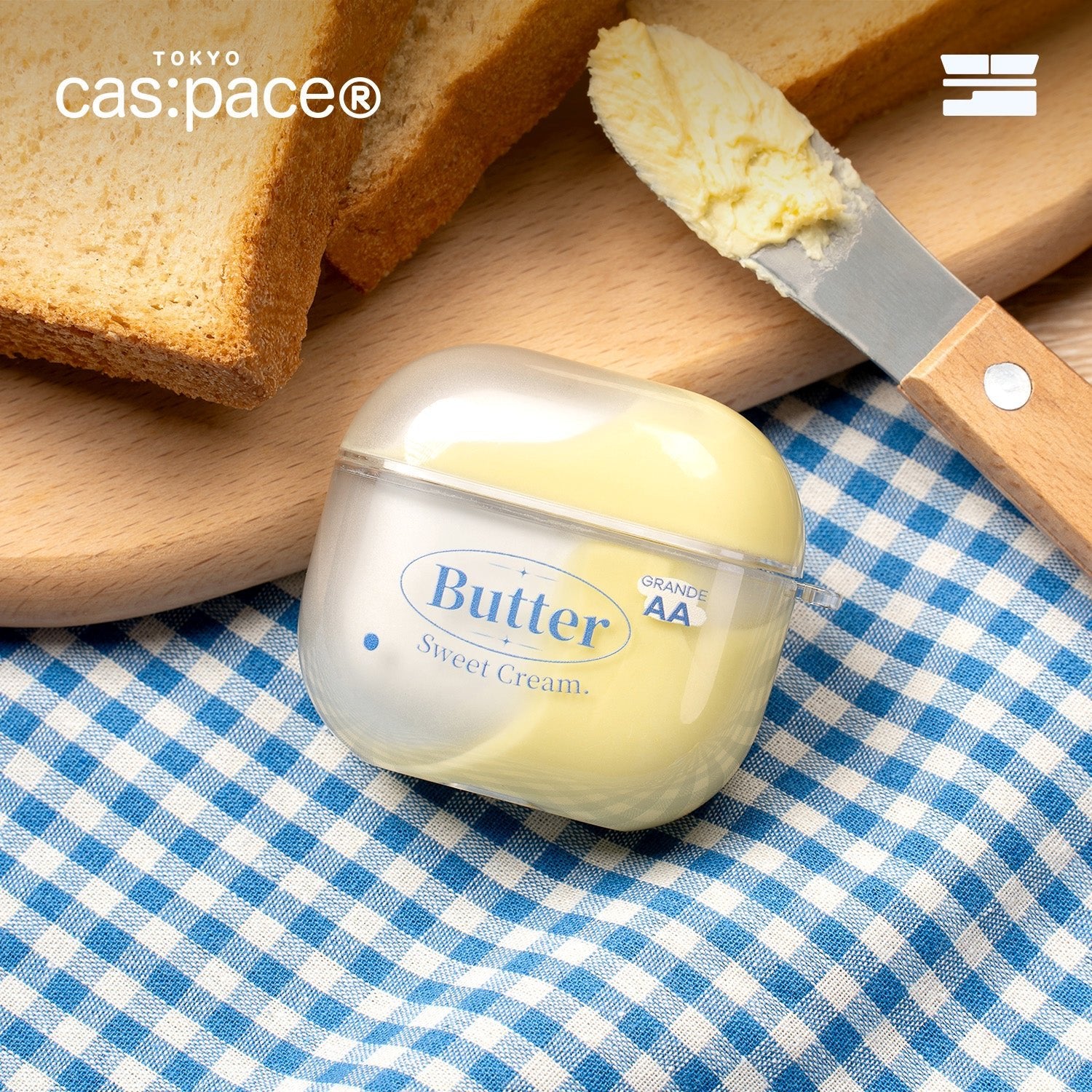 cas:pace 25A/W 「バター」流砂AirPodsケース - cas:pace 殼空間