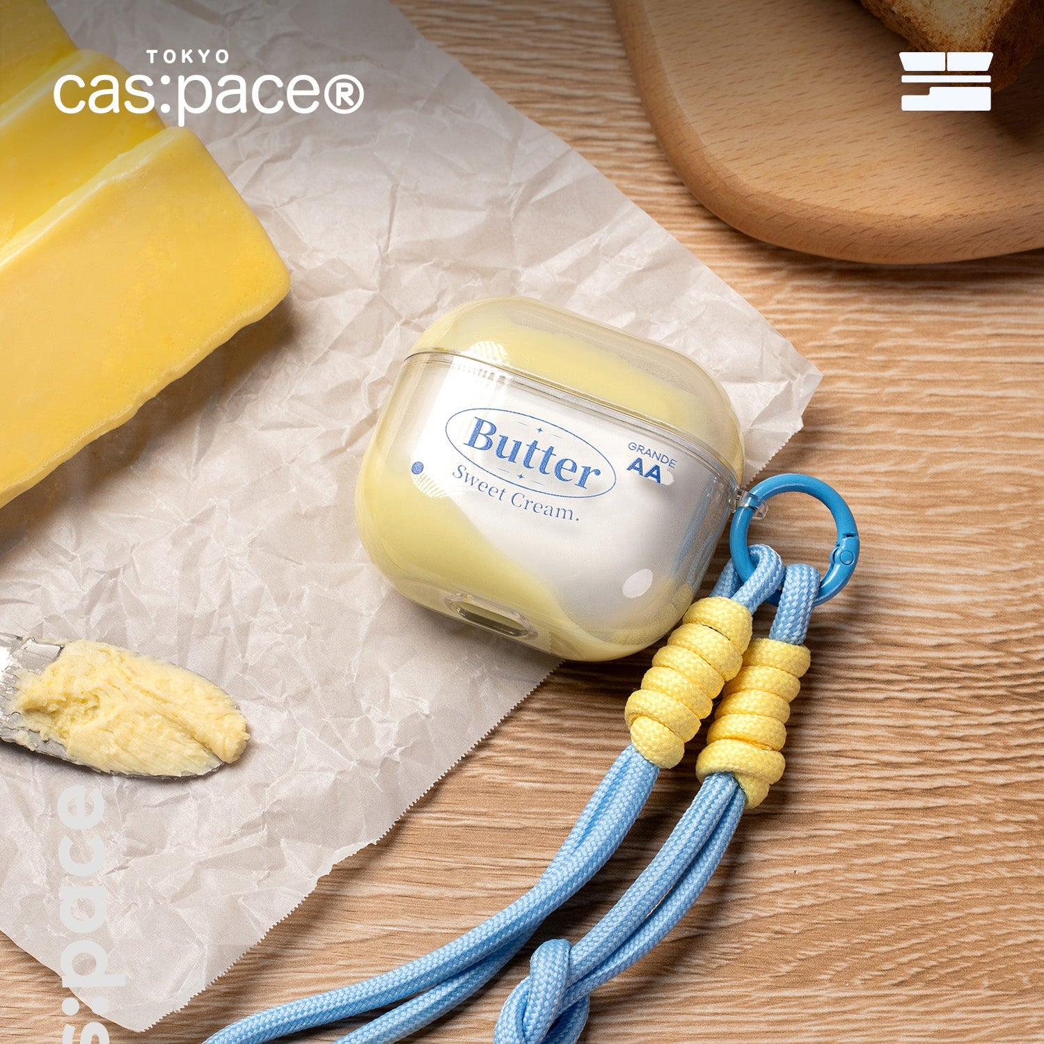 cas:pace 25A/W 「バター」流砂AirPodsケース - cas:pace 殼空間