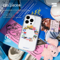 cas:pace 25A/W MagSafe対応「ステッカーコラージュ」携帯ケース - cas:pace 殼空間
