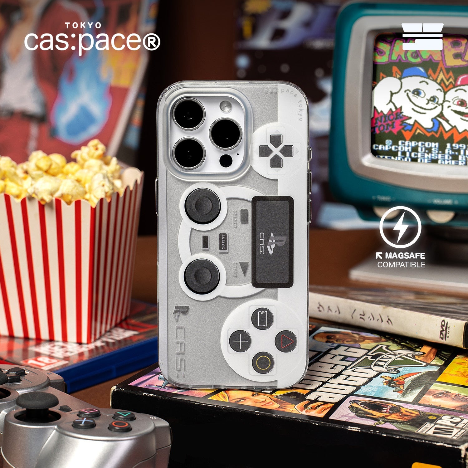 cas:pace 25A/W MagSafe対応「ゲームプレイヤー」携帯ケース - cas:pace 殼空間