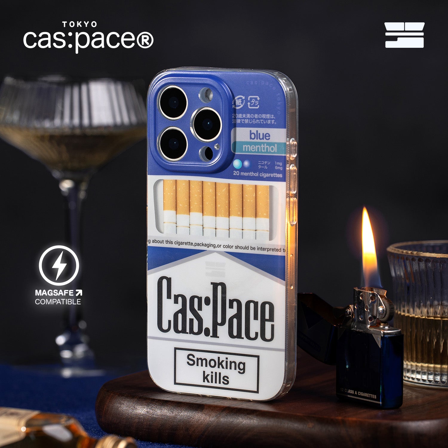 cas:pace 25A/W MagSafe対応「タバコ」携帯ケース - cas:pace 殼空間