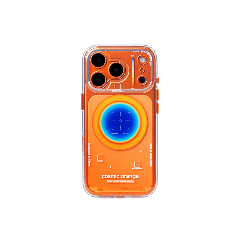 [予約注文商品]cas:pace 25A/W MagSafe対応「cosmic orange」携帯ケース - cas:pace 殼空間