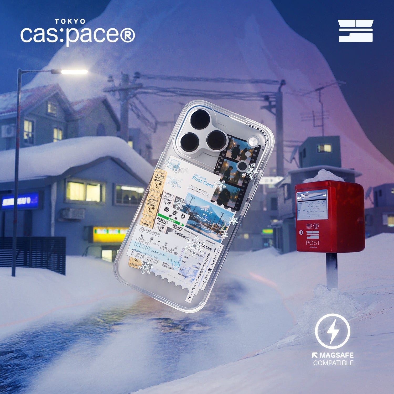 cas:pace 25A/W MagSafe対応「winter love story」携帯ケース - cas:pace 殼空間