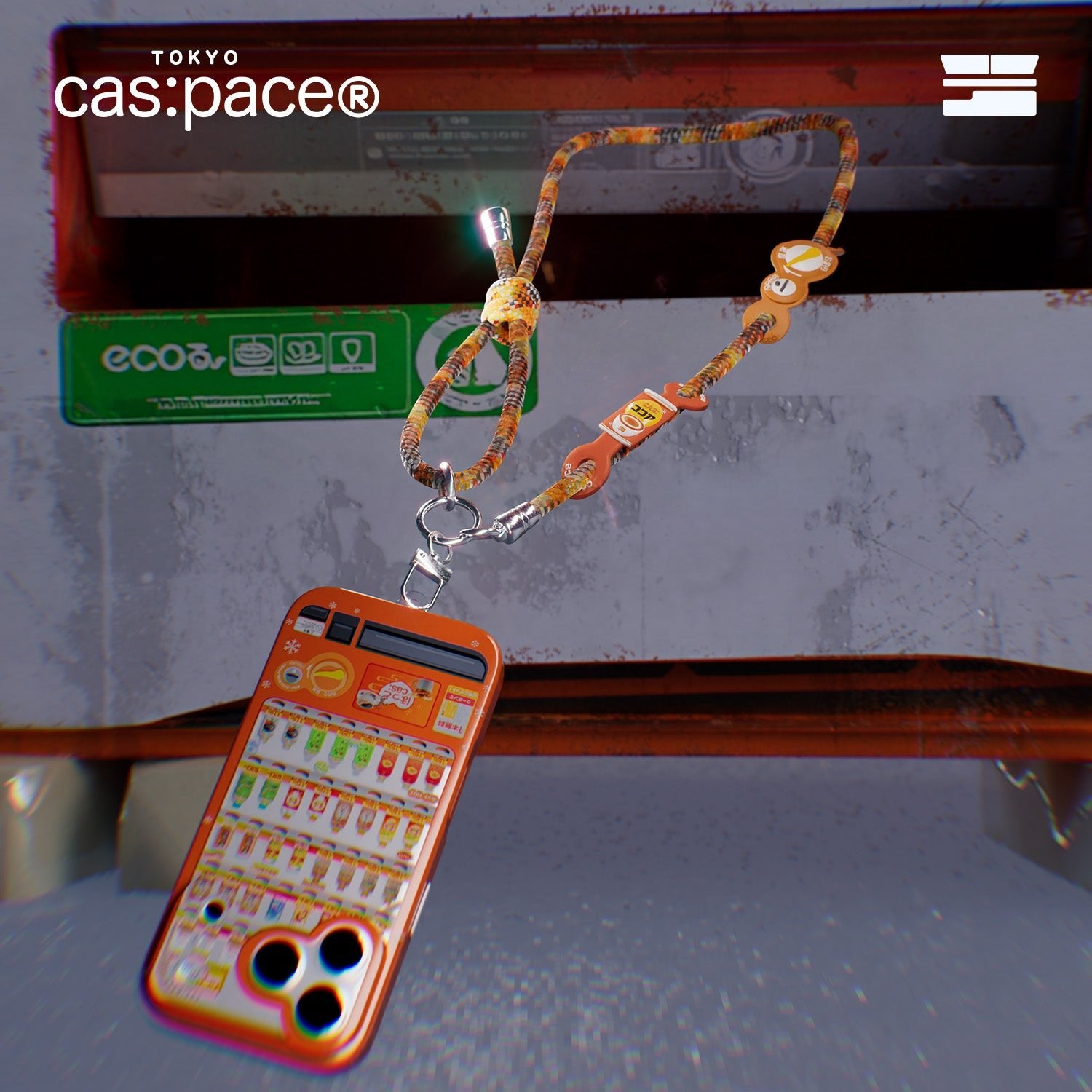 cas:pace 25A/W「自動販売機4.0」携帯ストラップ - cas:pace 殼空間