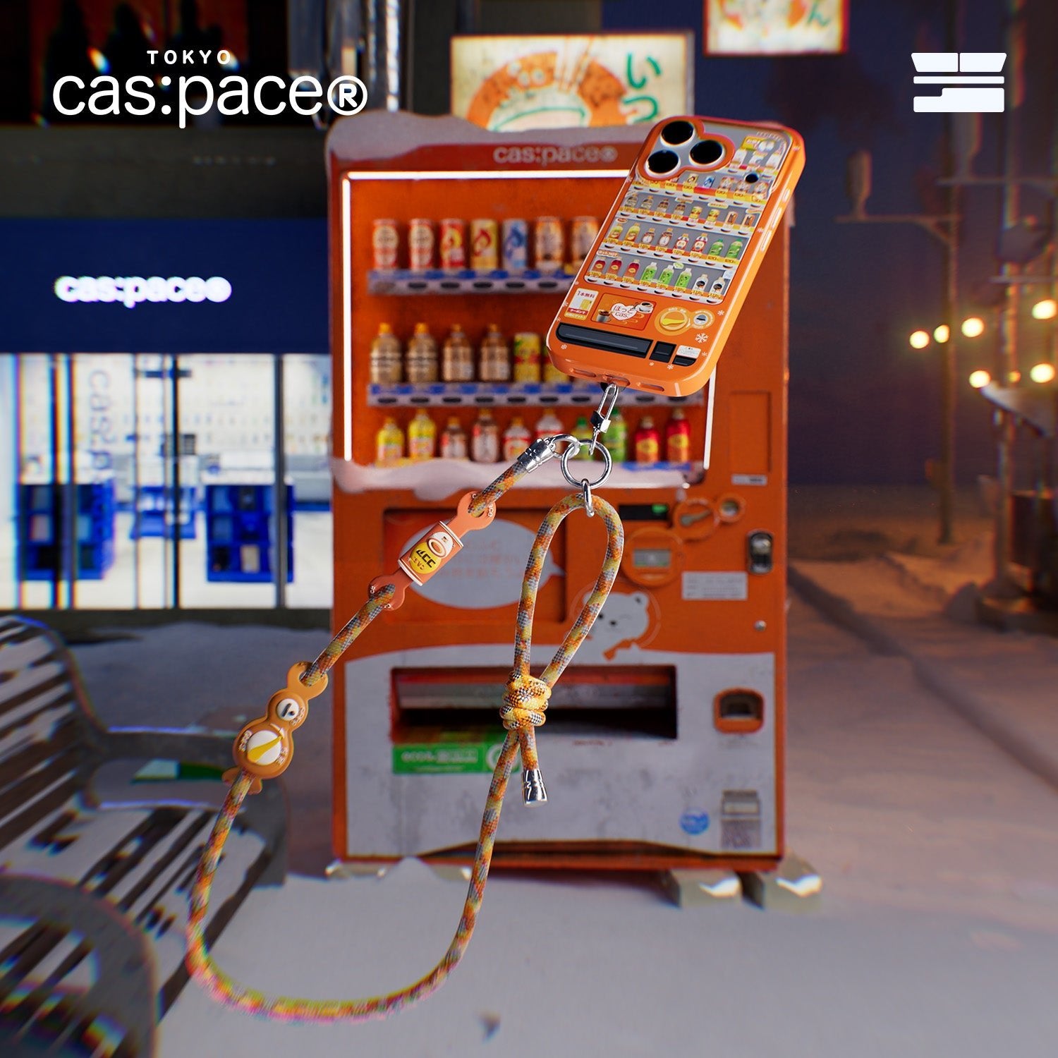 cas:pace 25A/W「自動販売機4.0」携帯ストラップ - cas:pace 殼空間