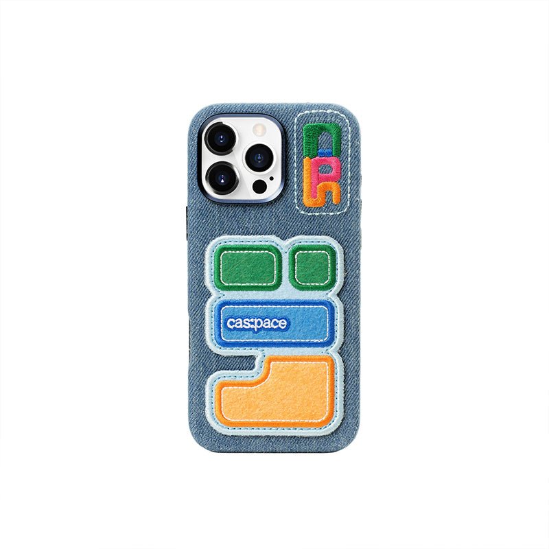 cas:pace 25A/W「cas:pace」デニム風布製携帯ケース - cas:pace 殼空間