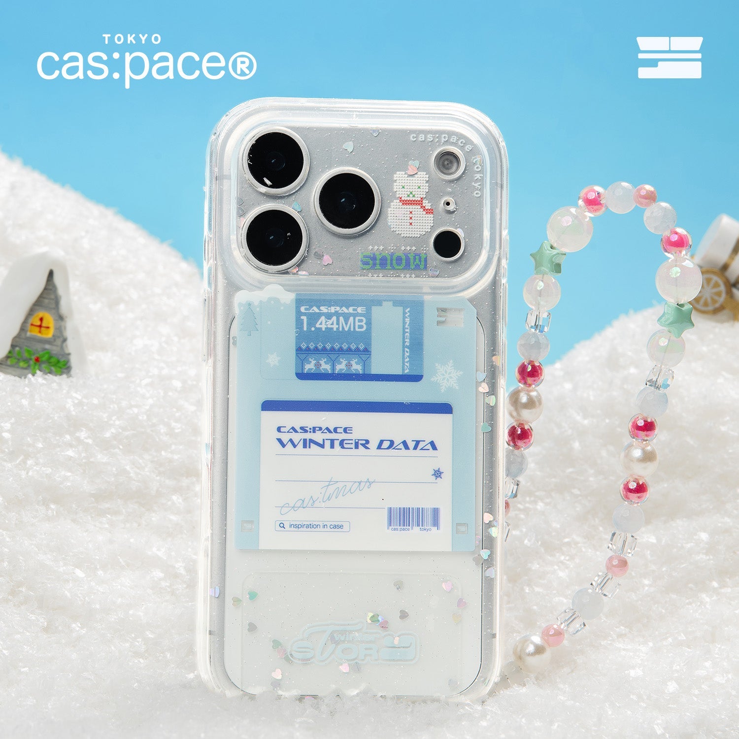 cas:pace 25A/W「winter data」携帯ストラップ - cas:pace 殼空間
